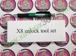 boite X8 unlock tool set