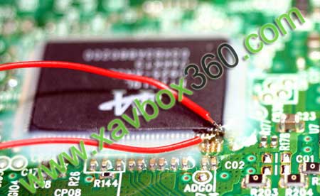 soudure sur chipset