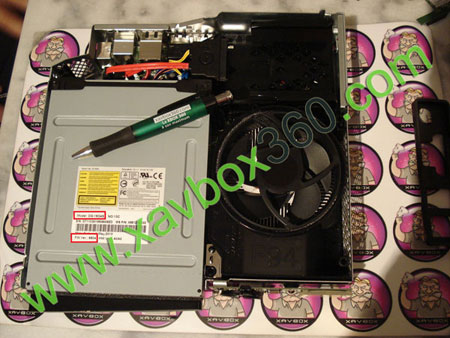 démontage xbox 360 slim